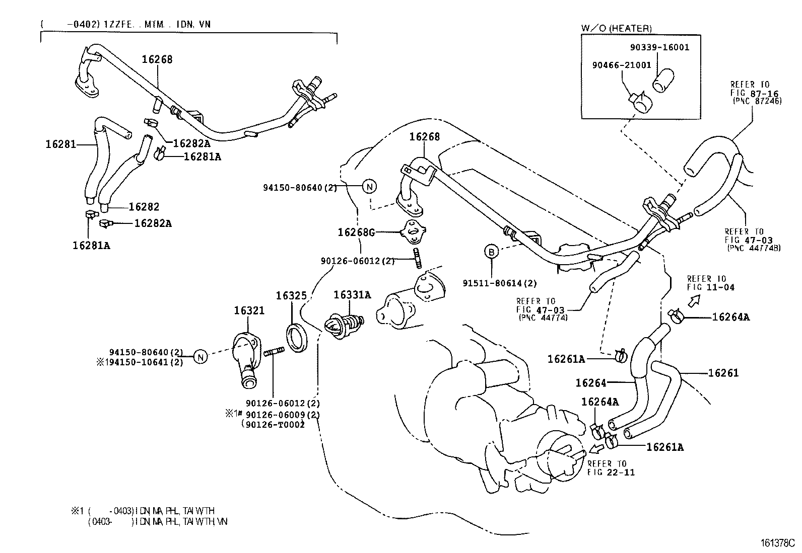 16361-0D070 FAN product image