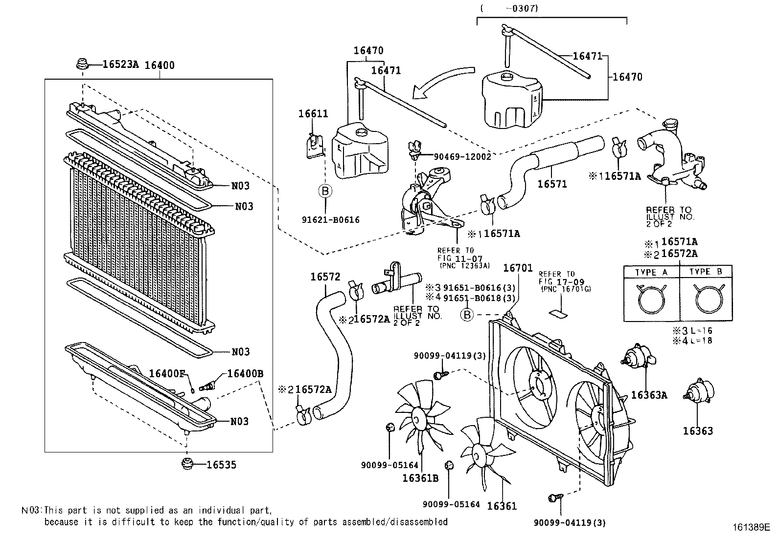 16363-20210 MOTOR, COOLING FAN product image