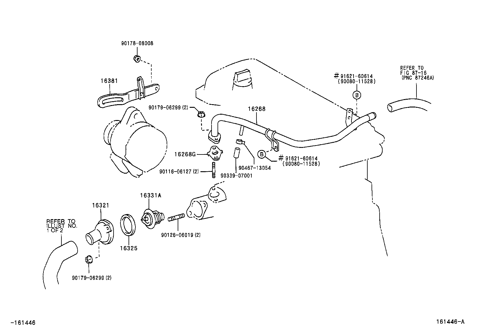 16381-23030 BAR, FAN BELT ADJUSTING product image