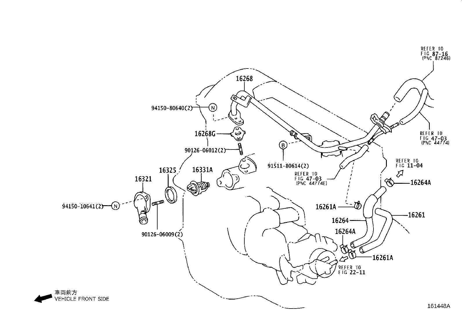 16363-0D070 MOTOR, COOLING FAN product image