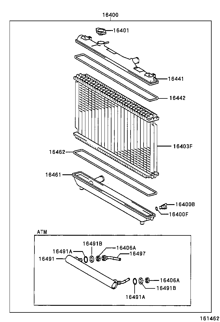 16571-0H030 HOSE, RADIATOR, INLET product image