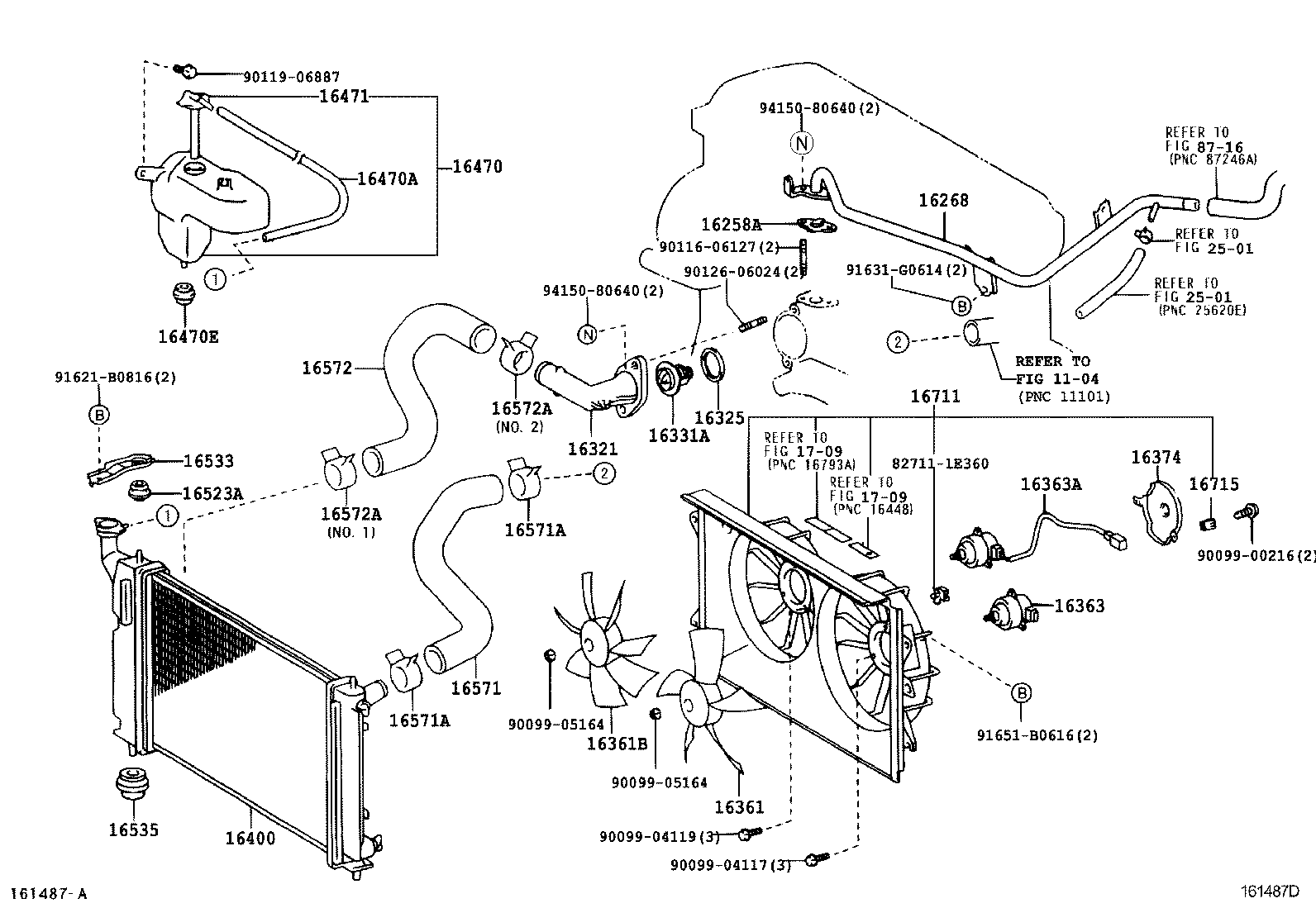 16572-21040 HOSE, RADIATOR, OUTLET product image