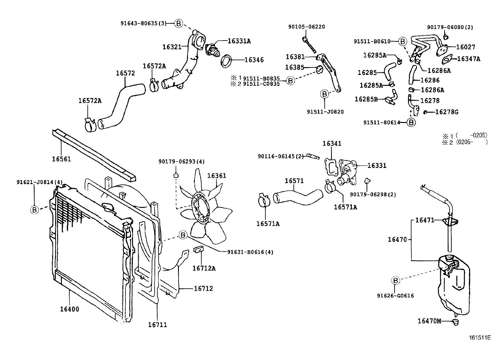 16361-0L010 FAN product image