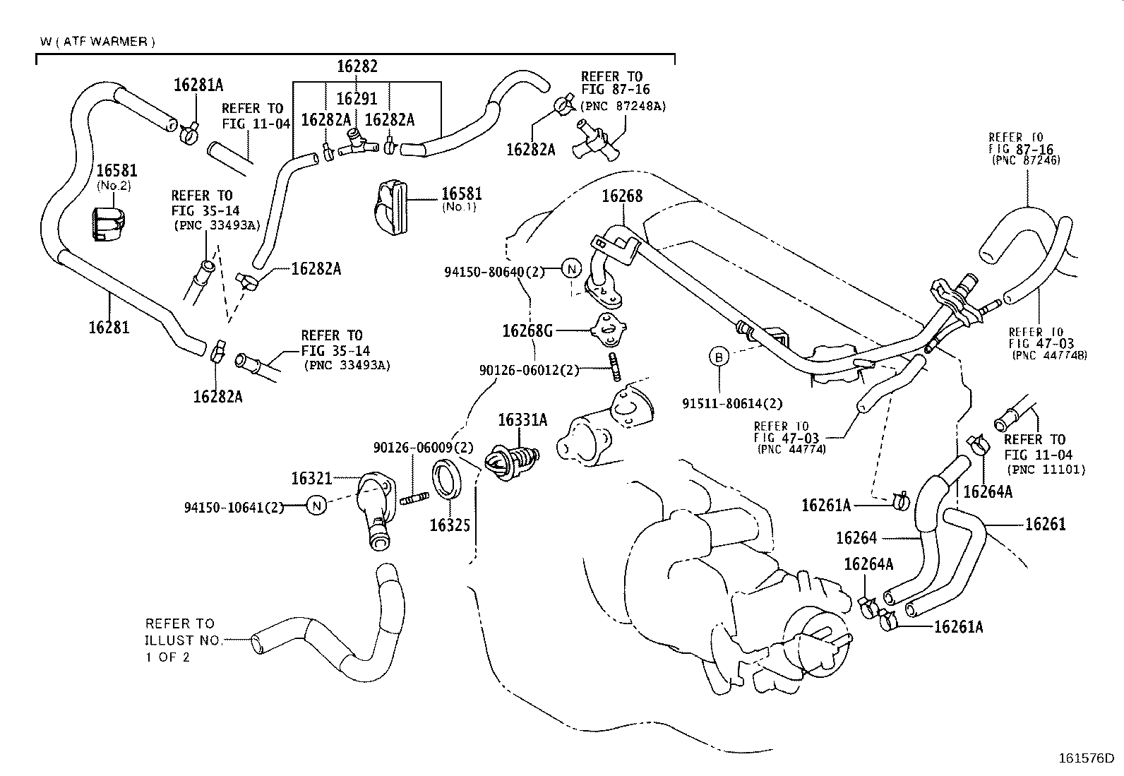 16571-22090 HOSE, RADIATOR, INLET product image
