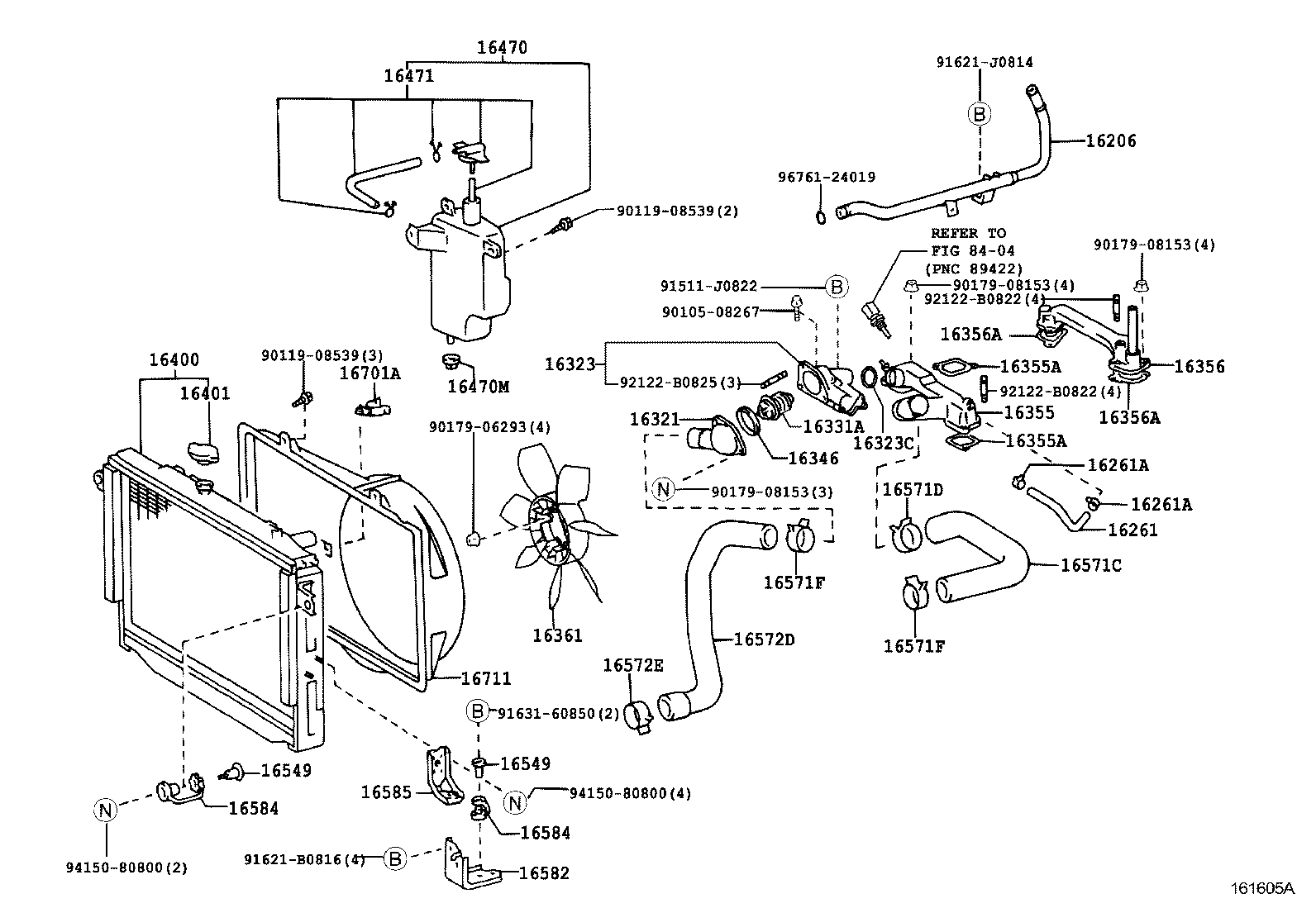 16381-17020 BAR, FAN BELT ADJUSTING product image