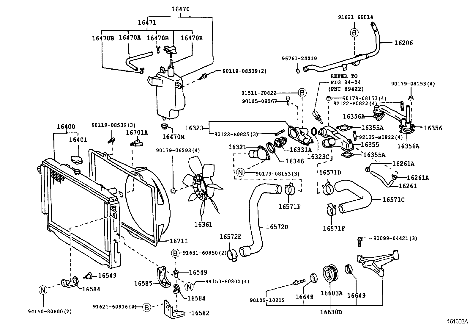 16381-17020 BAR, FAN BELT ADJUSTING product image