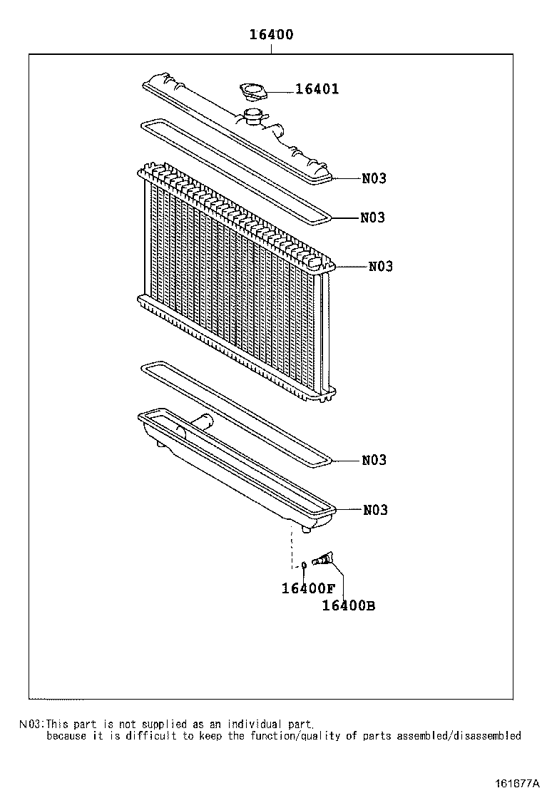 16381-70060 BAR, FAN BELT ADJUSTING product image