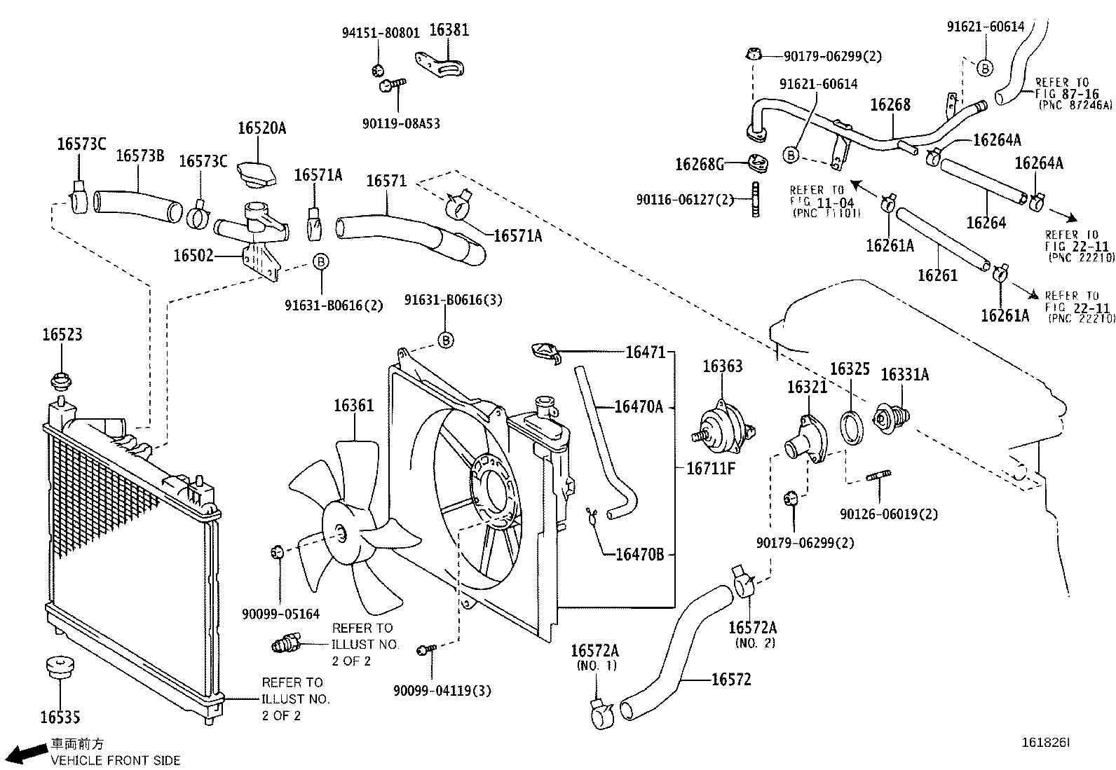 Toyota 16400-21120 RADIATOR ASSY