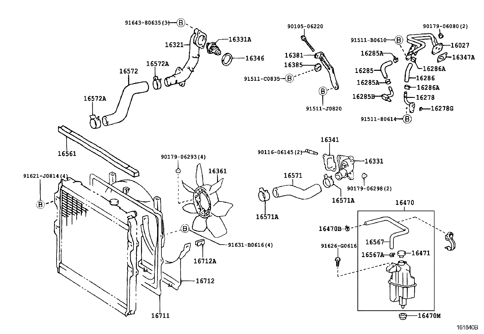 16361-0L010 FAN product image