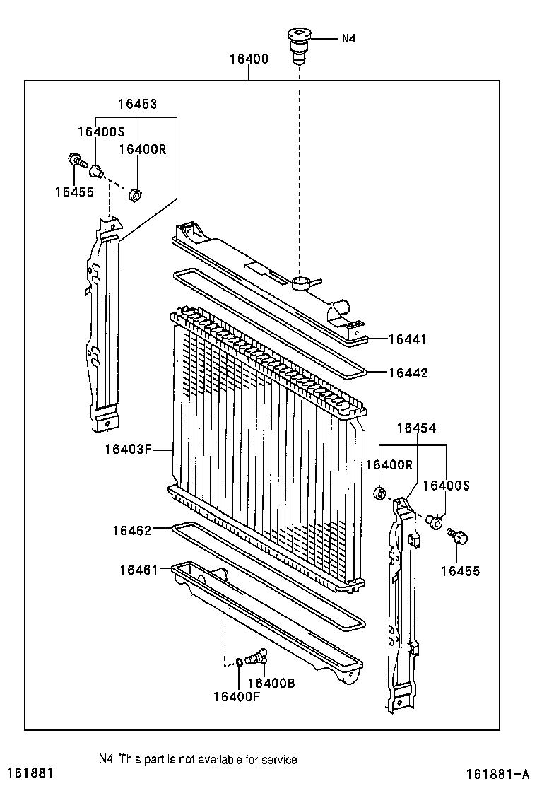16401-05140 CAP SUB-ASSY, RADIATOR product image