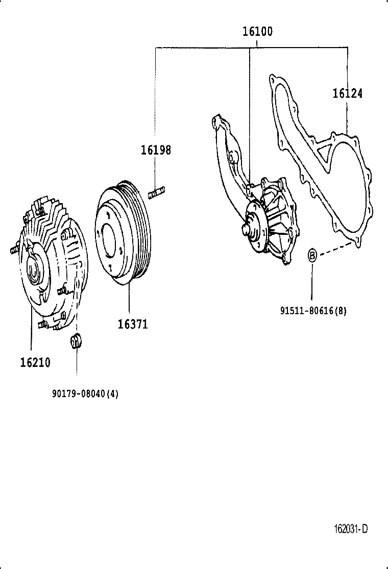 88440-35101 PULLEY SUB-ASSY, IDLER, NO.2 product image