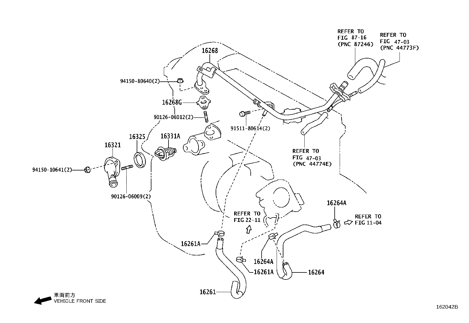 16363-0D070 MOTOR, COOLING FAN product image