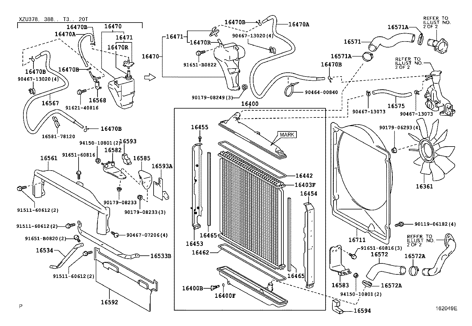 16572-78050 HOSE, RADIATOR, OUTLET product image