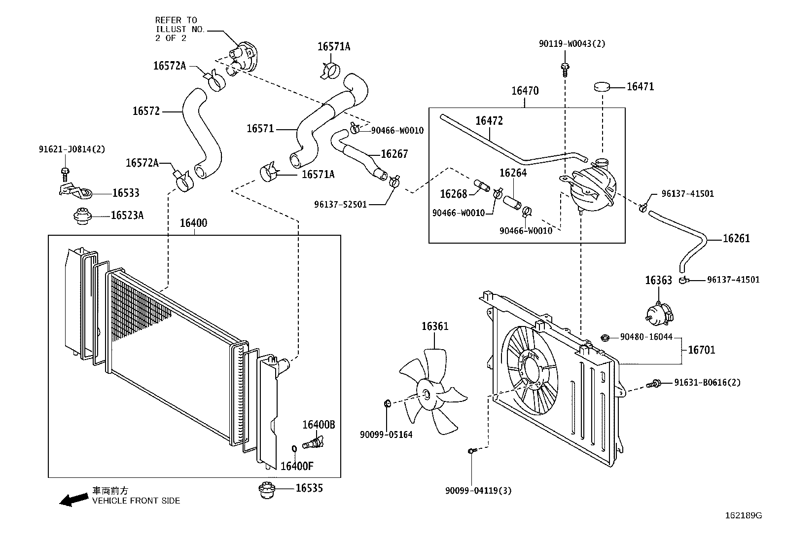 16360-0G100 FAN ASSY, W/MOTOR product image