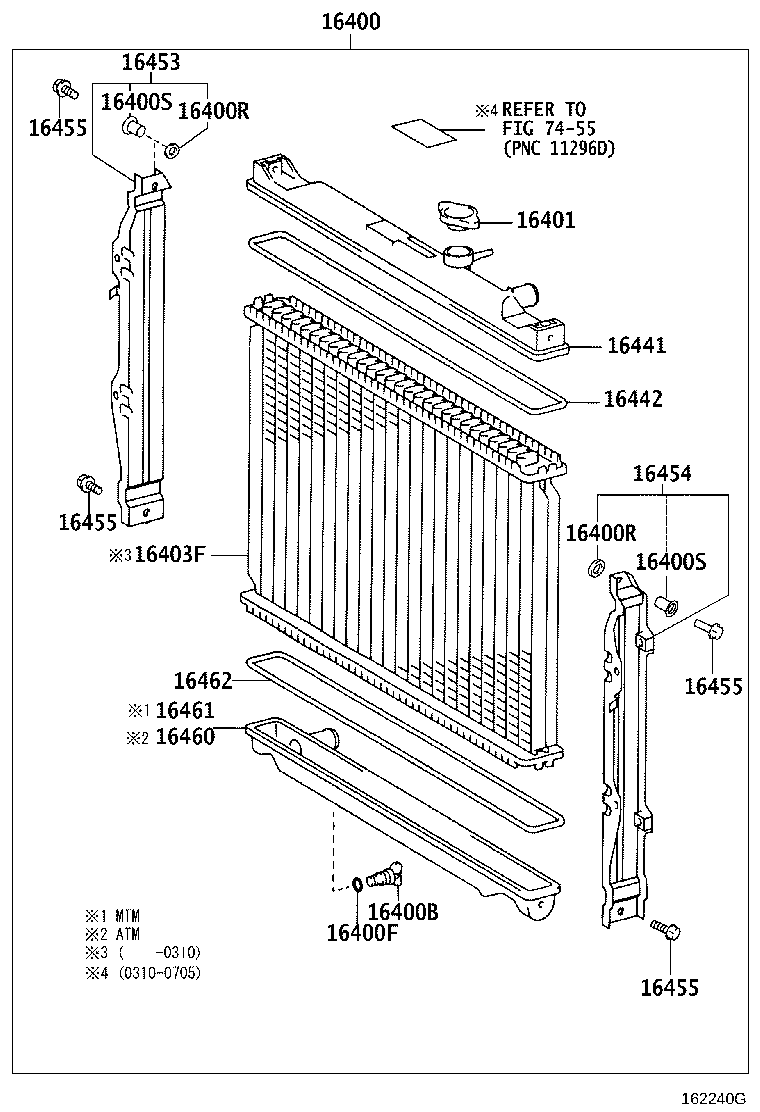 16572-54520 HOSE, RADIATOR, OUTLET product image