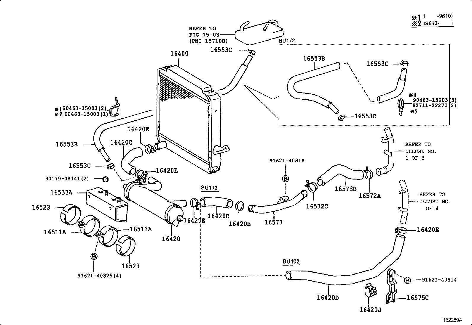 16381-89103 BAR, FAN BELT ADJUSTING product image