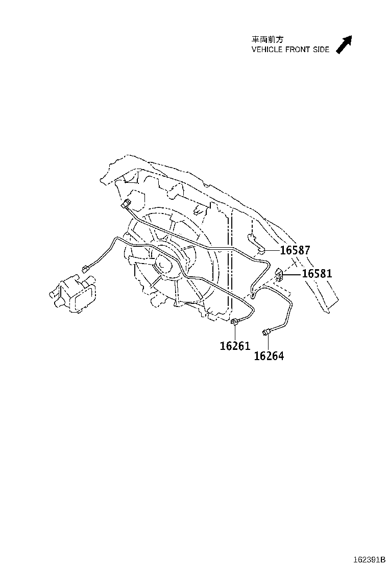 16258-40010 GASKET(FOR WATER BY-PASS PIPE) product image