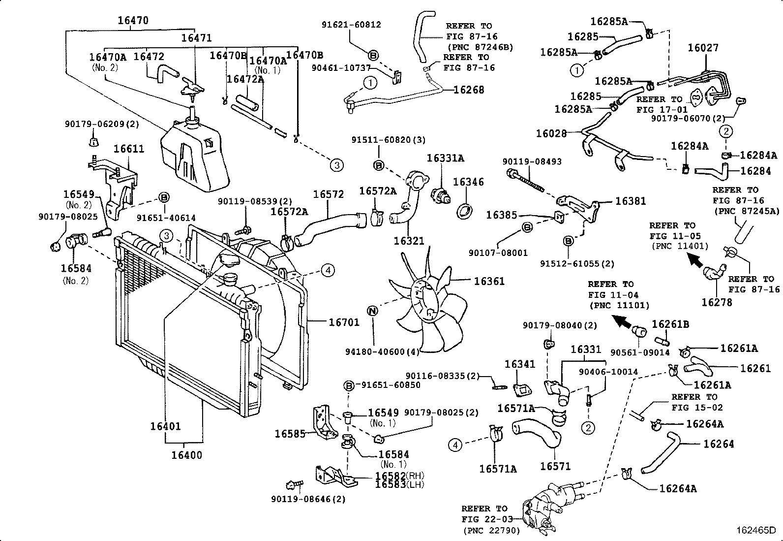 16400-66050 RADIATOR ASSY product image