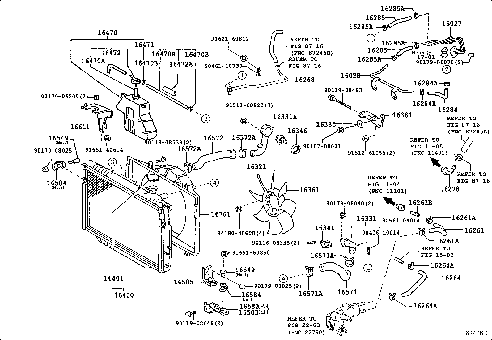 16400-66050 RADIATOR ASSY product image