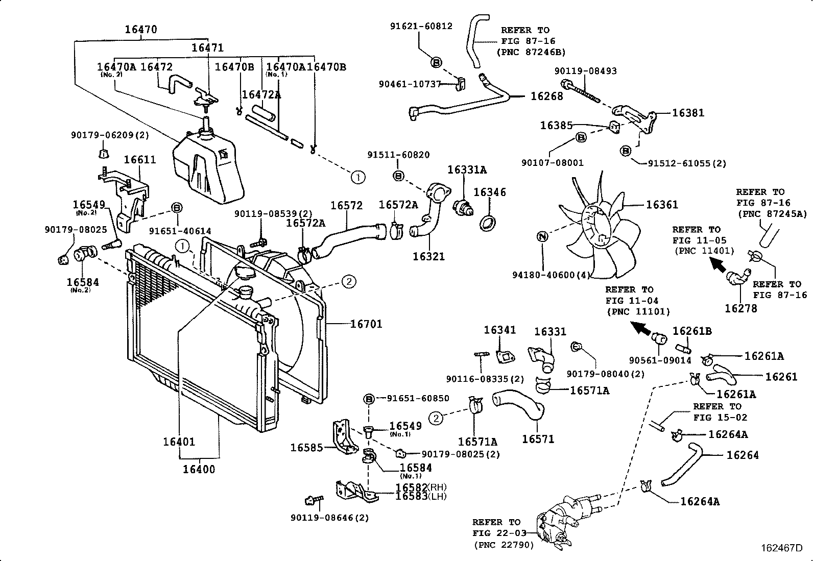 16400-66050 RADIATOR ASSY product image