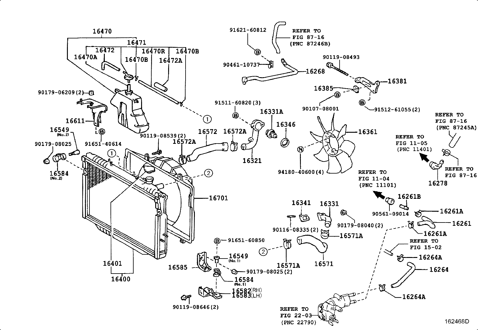 16400-66050 RADIATOR ASSY product image