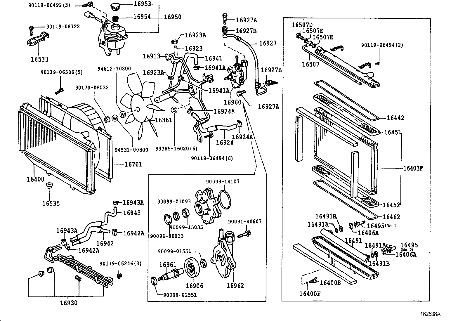 16400-50040 RADIATOR ASSY product image