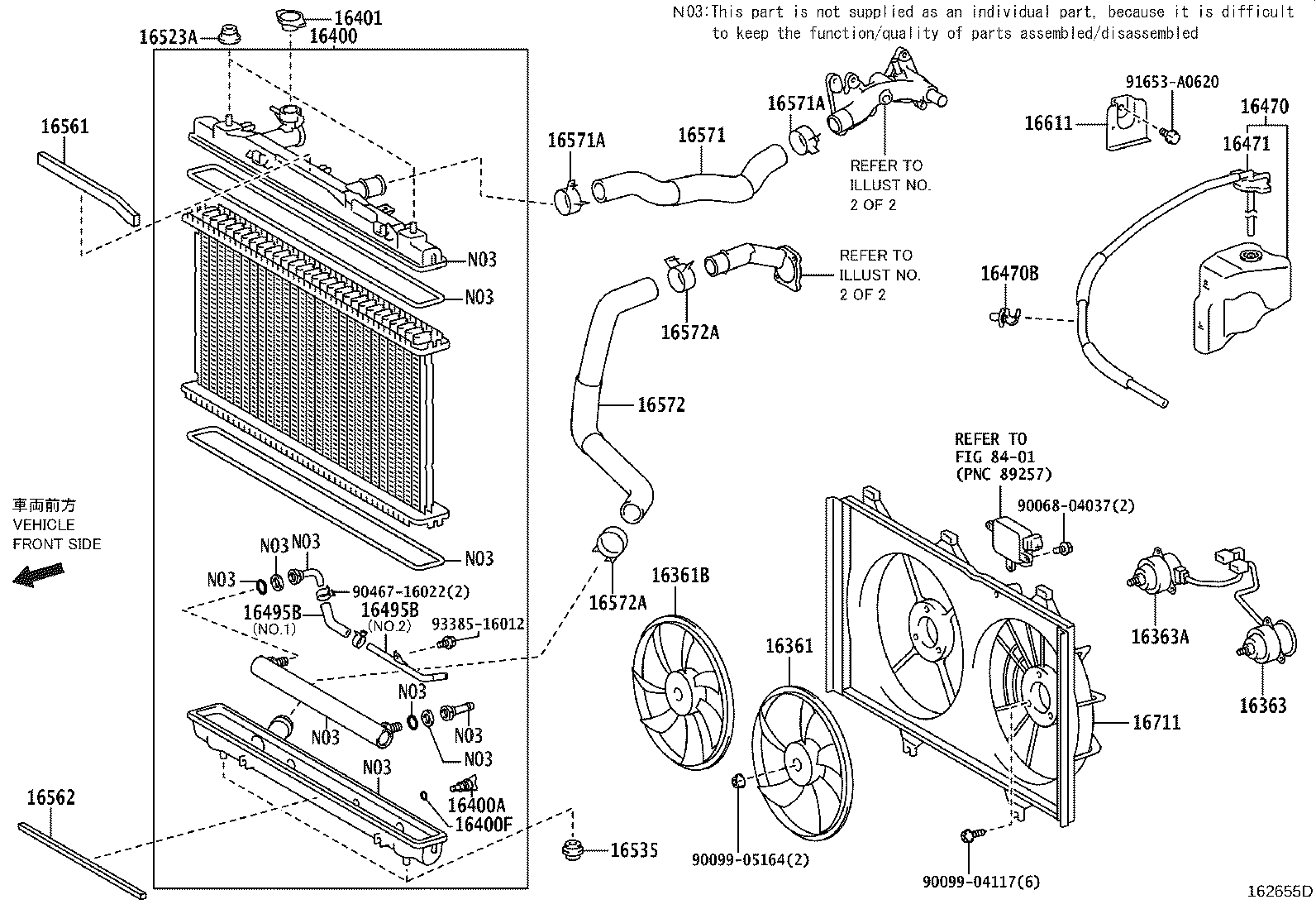 16322-31020 PIPE, WATER INLET product image