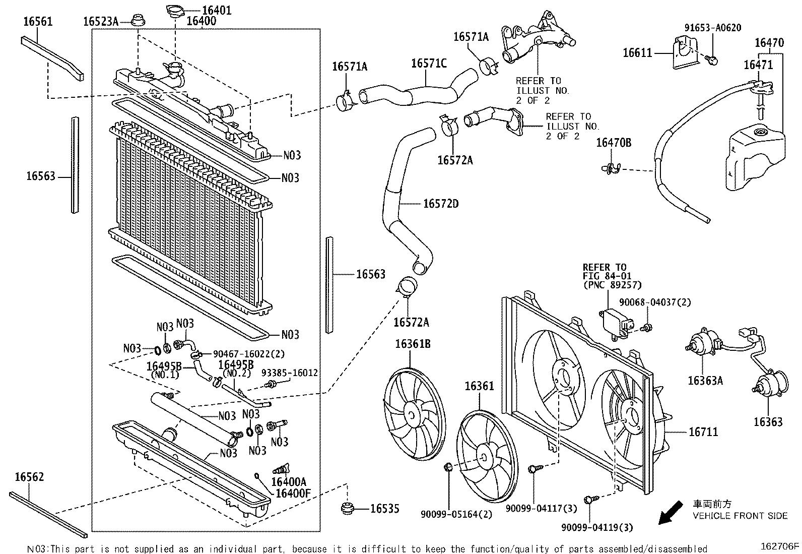 16400-28690 RADIATOR ASSY product image