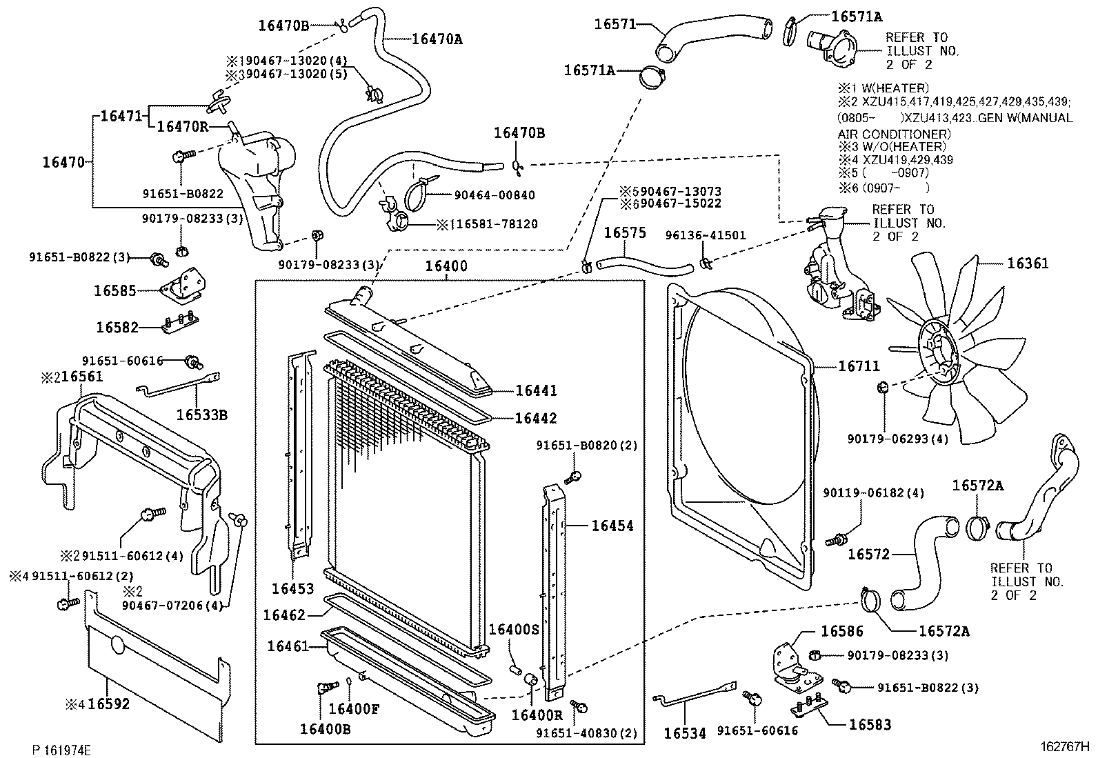 16261-78160 HOSE, WATER BY-PASS, NO.2 product image