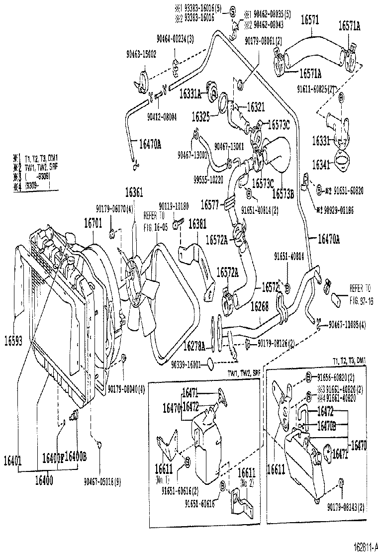 16400-73390 RADIATOR ASSY product image
