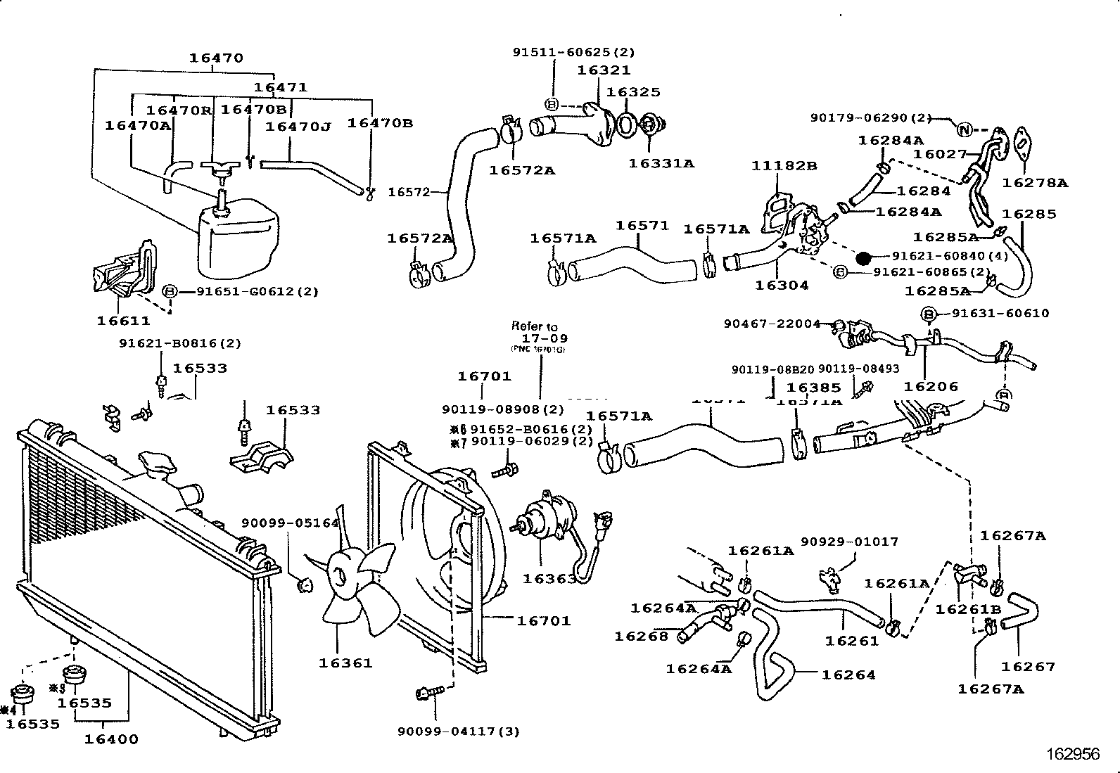16381-64151 BAR, FAN BELT ADJUSTING product image