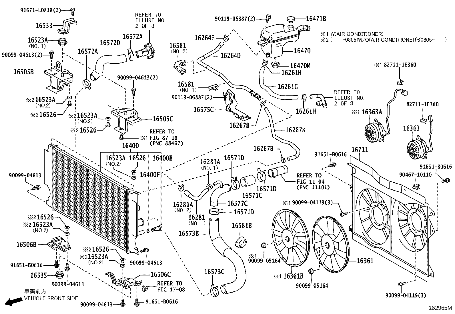 16206-33040 Water Bypass Pipe product image