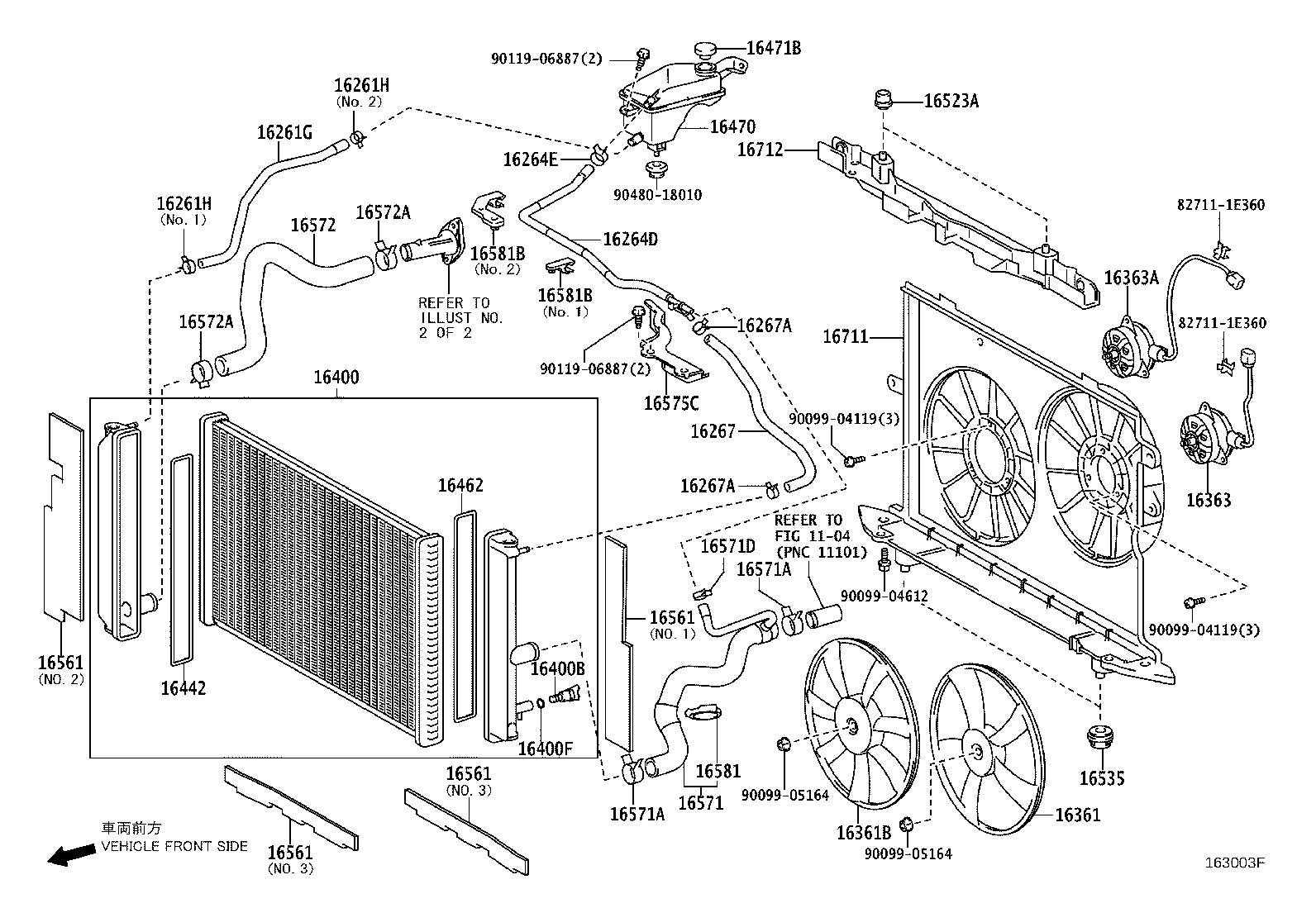 16400-31531 RADIATOR ASSY product image