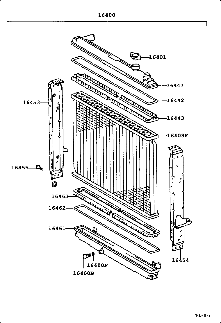 16381-58110 BAR, FAN BELT ADJUSTING product image