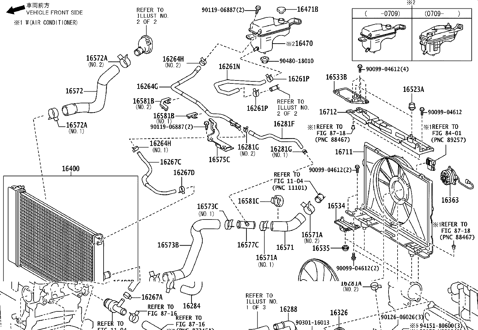 16261-37081 HOSE, WATER BY-PASS product image