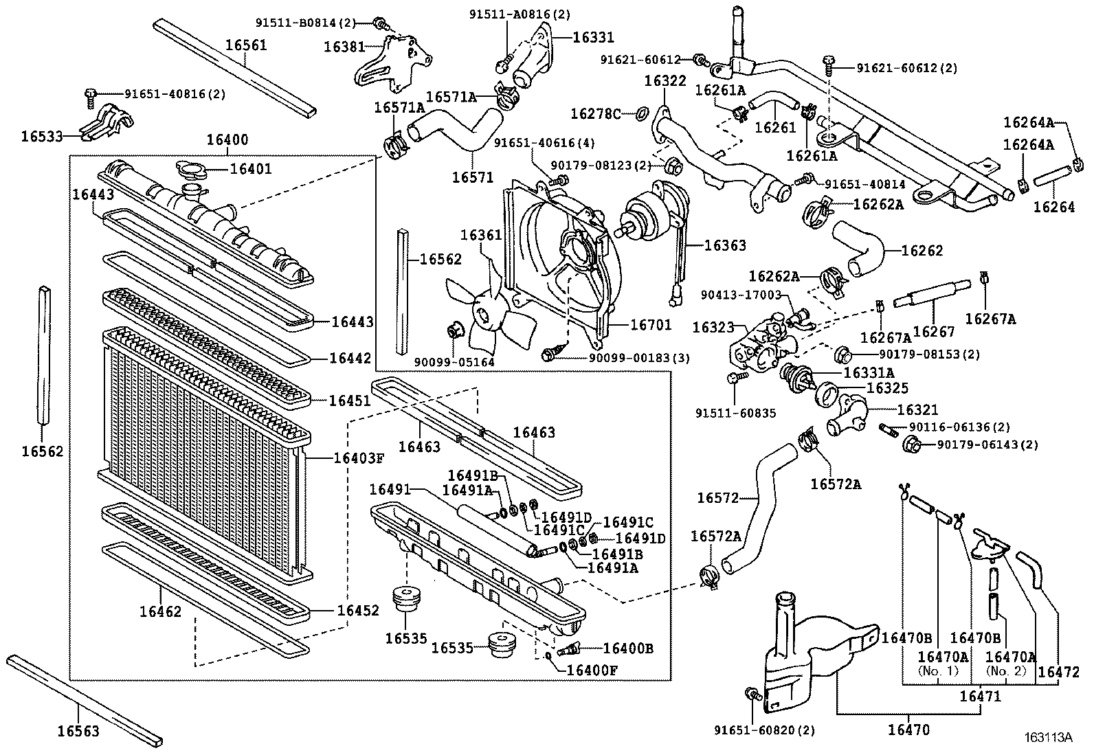 16304-74130 OUTLET, WATER product image
