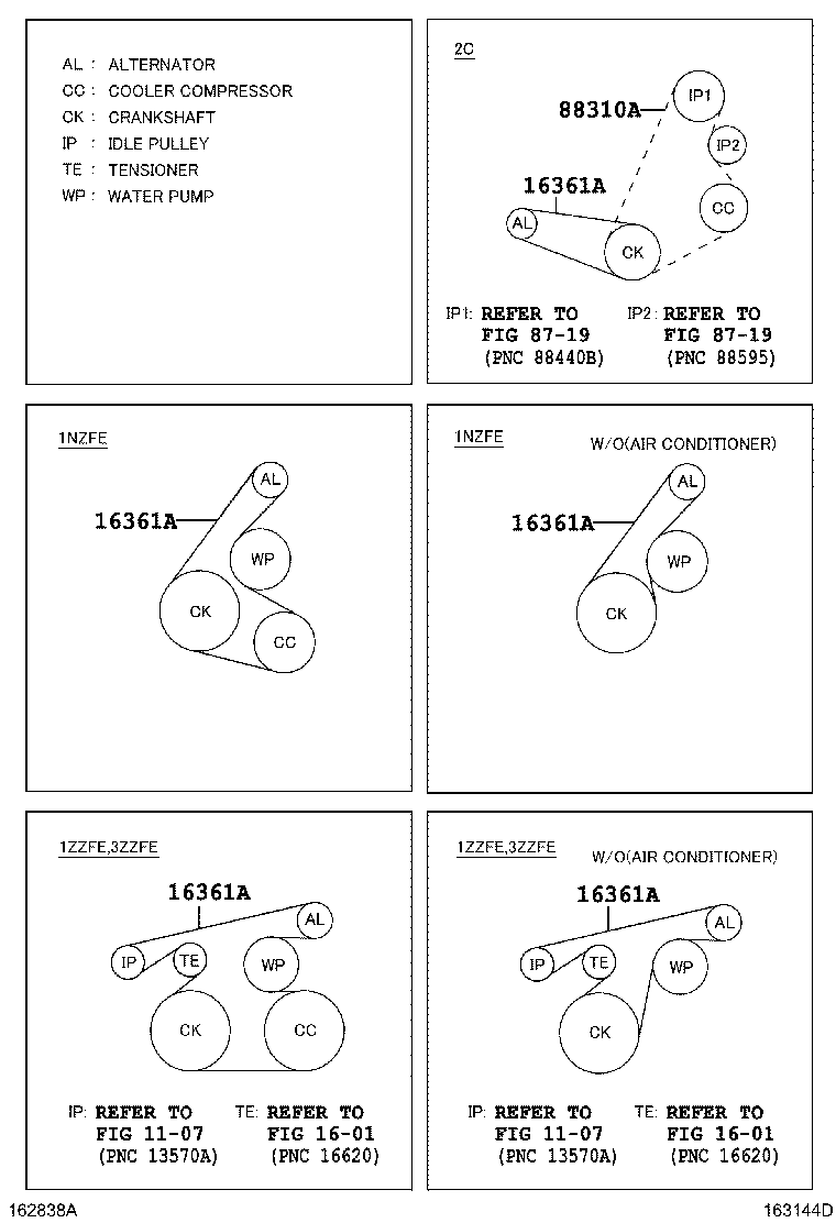 99366-H1680 BELT, V(FOR FAN & ALTERNATOR) product image