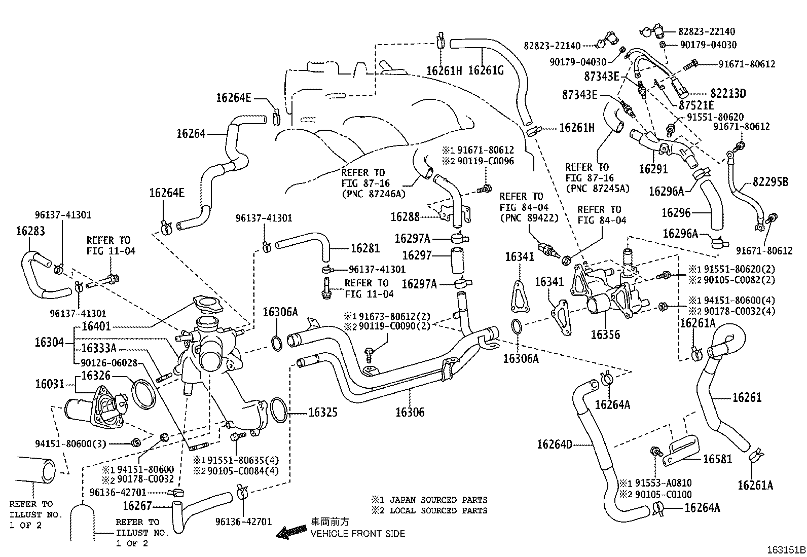 16363-0P010 MOTOR, COOLING FAN product image
