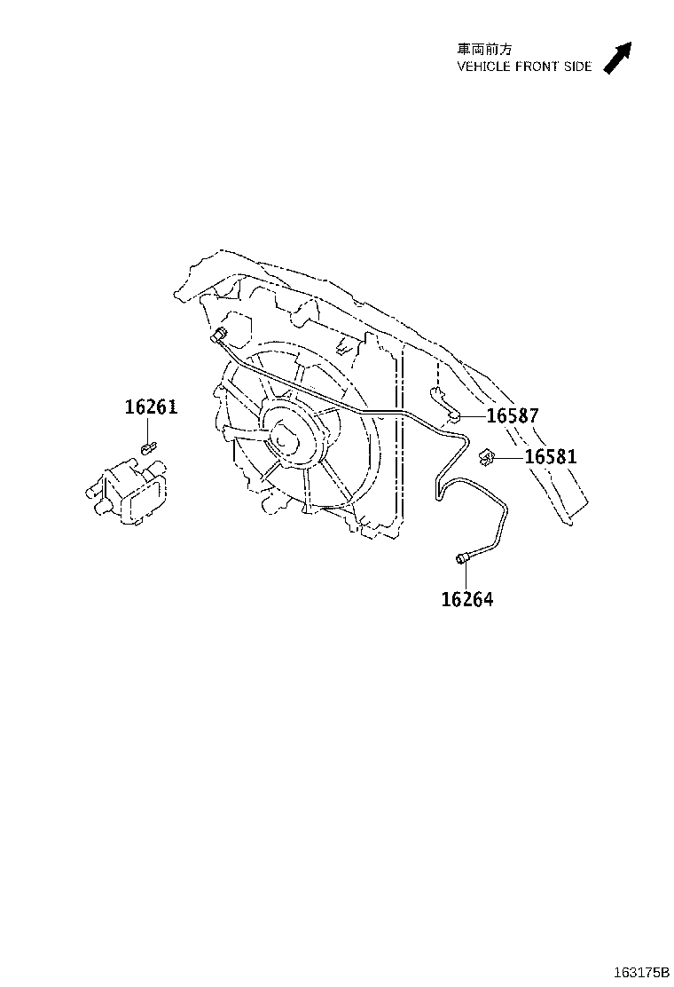 16258-40010 GASKET(FOR WATER BY-PASS PIPE) product image