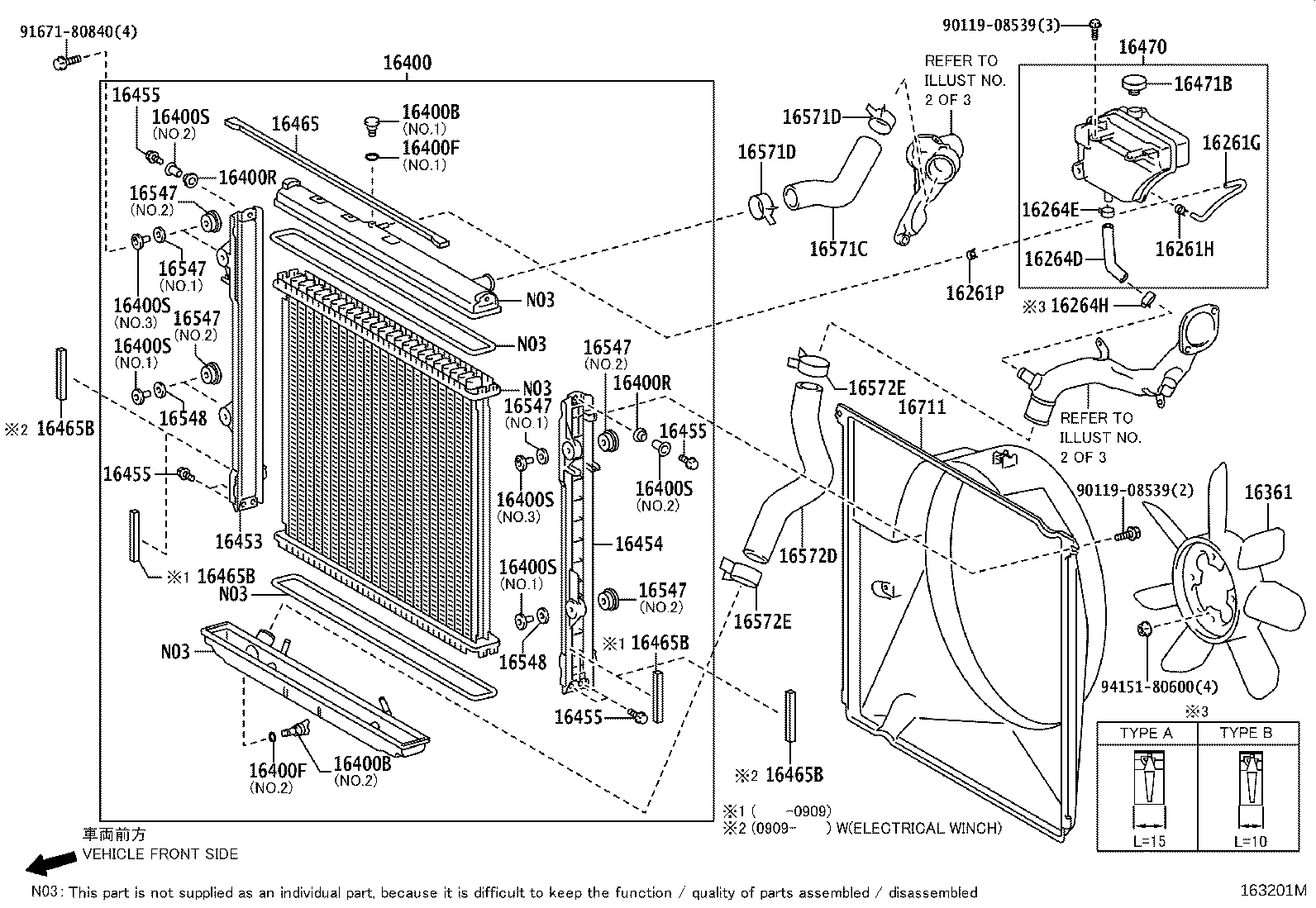 16400-31571 RADIATOR ASSY product image