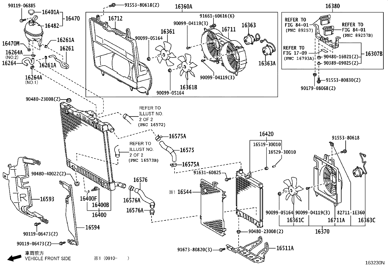 16025-30020 PIPE SUB-ASSY, WATER BY-PASS, NO.5 product image