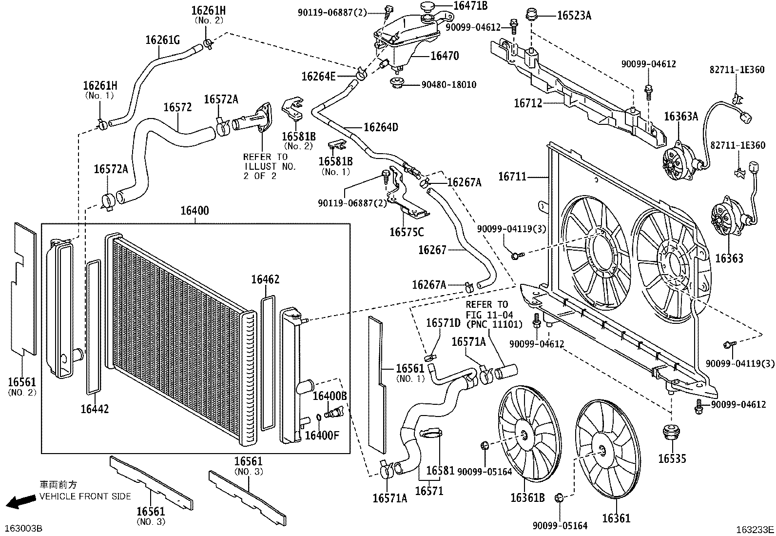 16561-31050 SEAL, RADIATOR TO SUPPORT, NO.1 product image