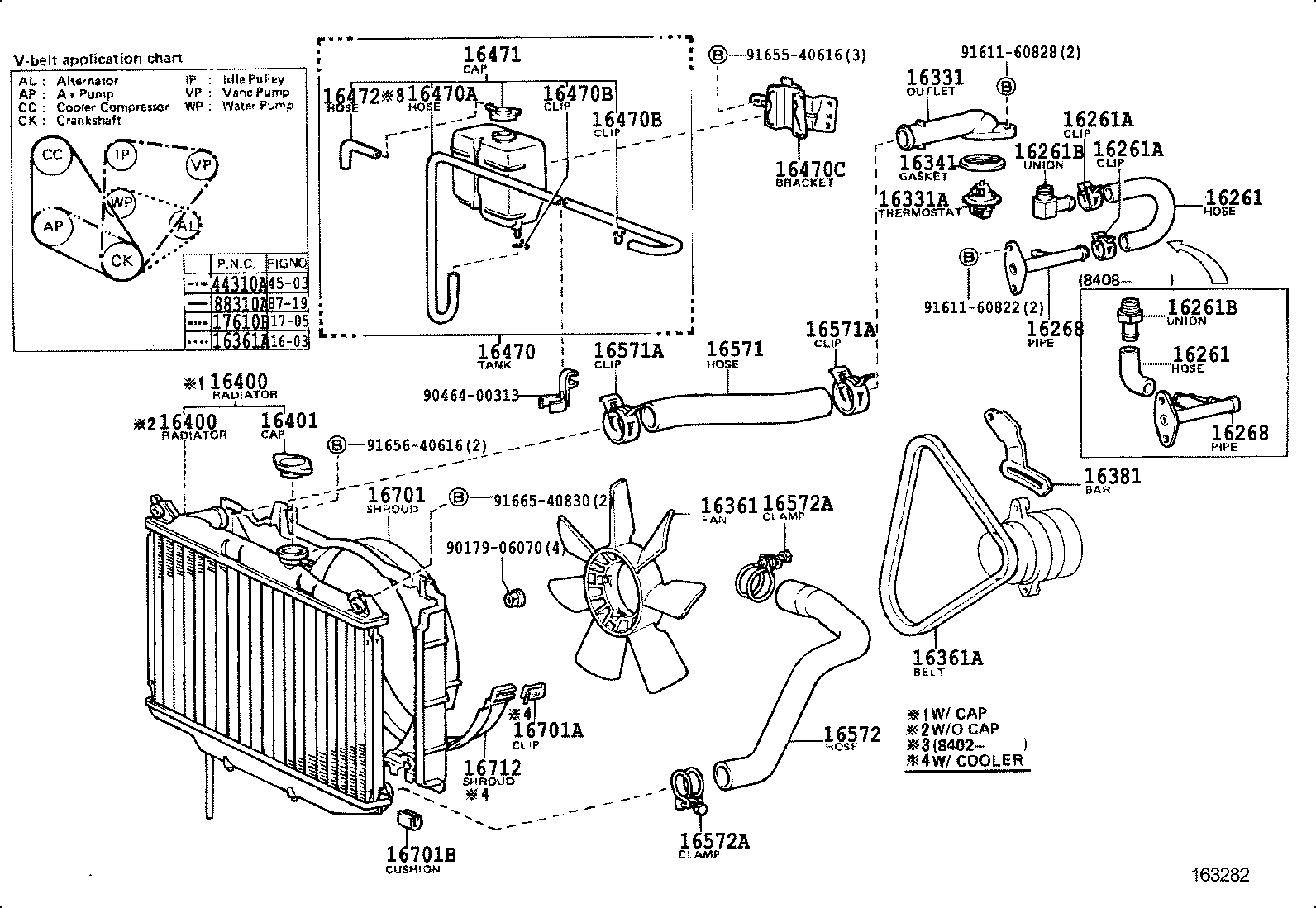 16410-35130 RADIATOR ASSY product image