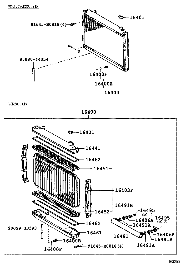 16572-65030 HOSE, RADIATOR, OUTLET product image