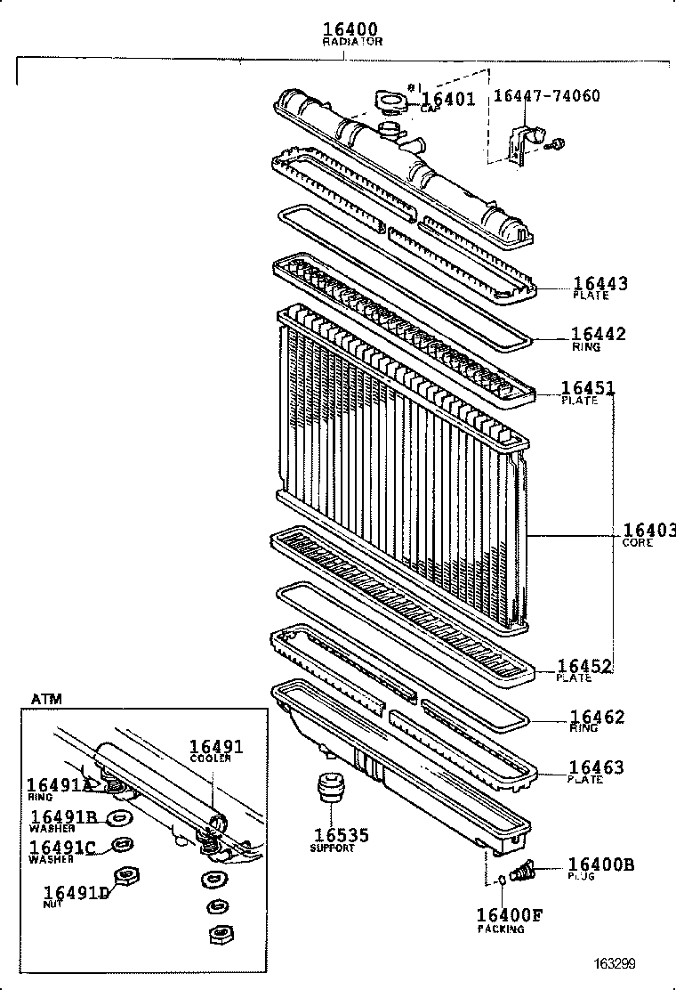 99553-10230 HOSE, WATER BY-PASS, NO.2 product image