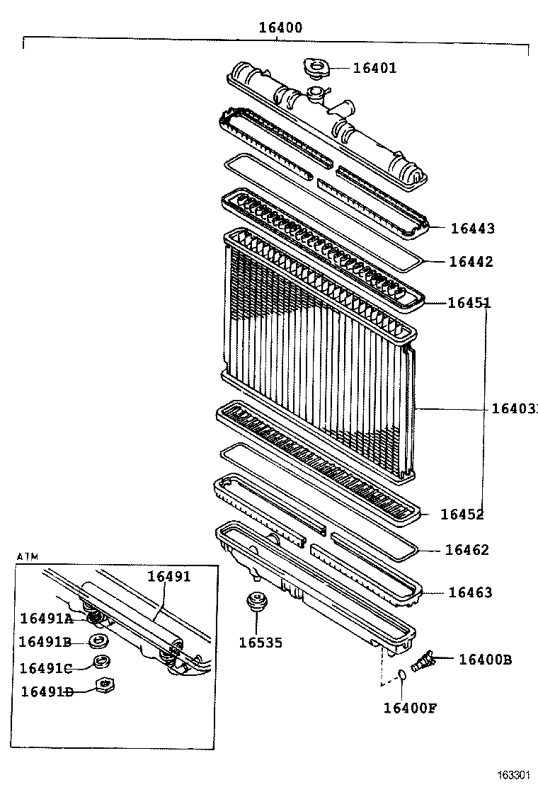 16304-74130 OUTLET, WATER product image
