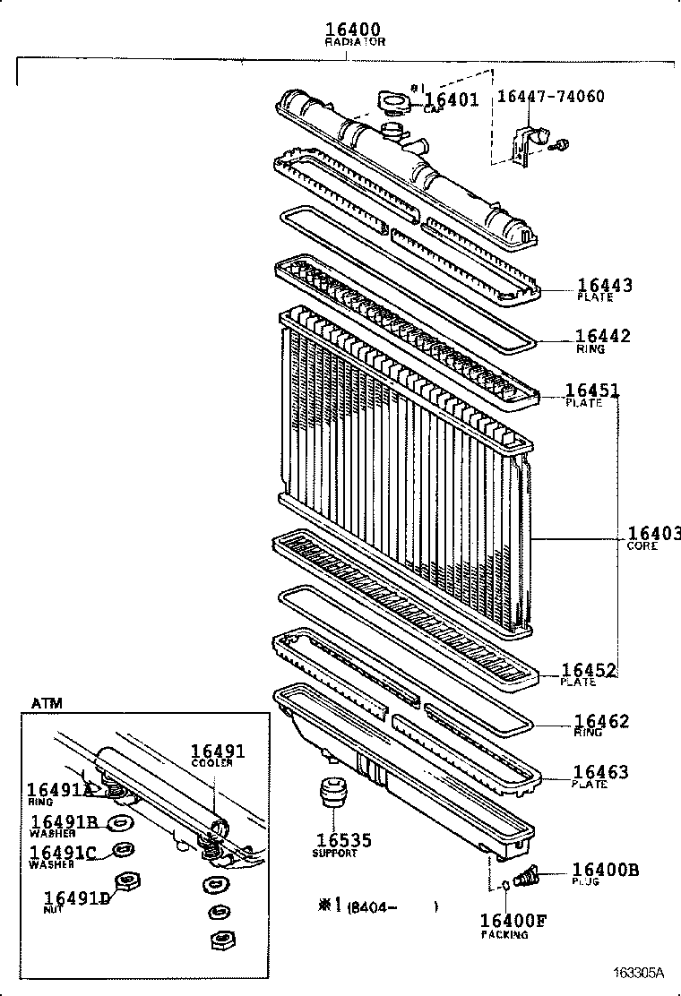 99553-10230 HOSE, WATER BY-PASS, NO.2 product image