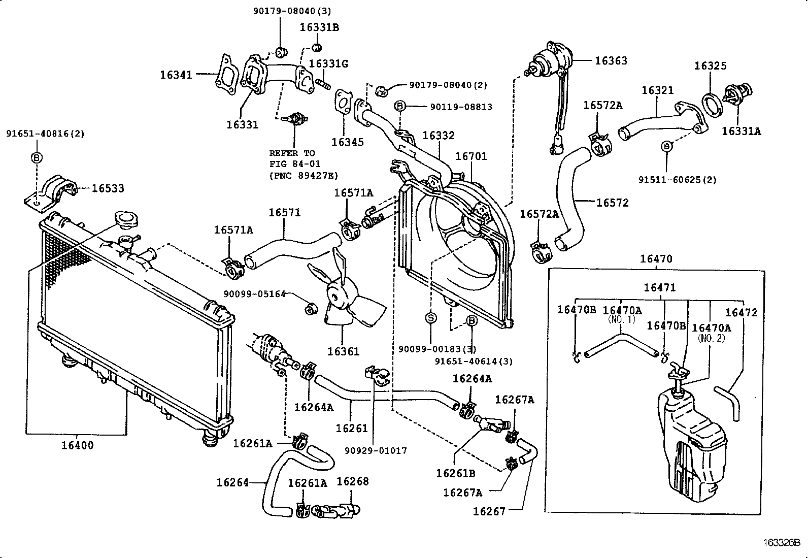 16303-11150 HOUSING, WATER OUTLET product image