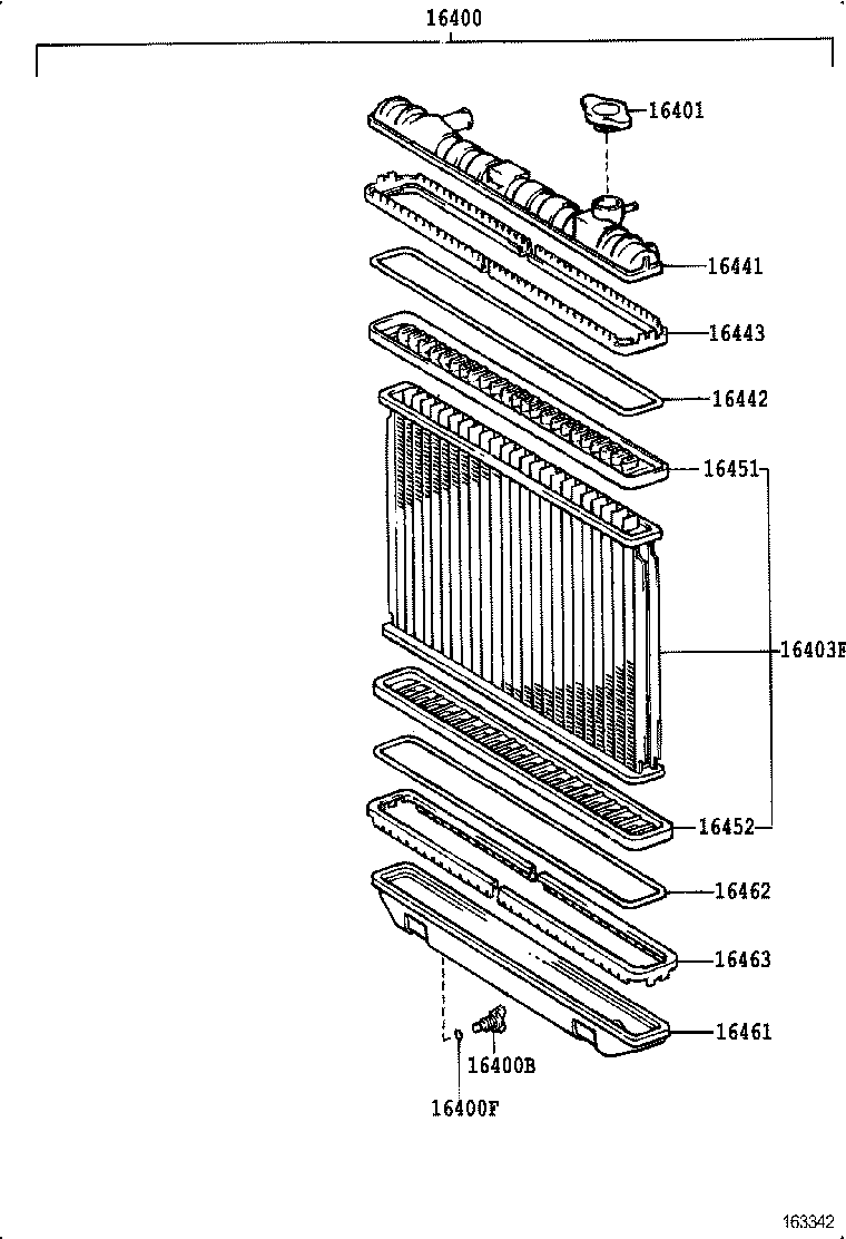 16381-70021 BAR, FAN BELT ADJUSTING product image