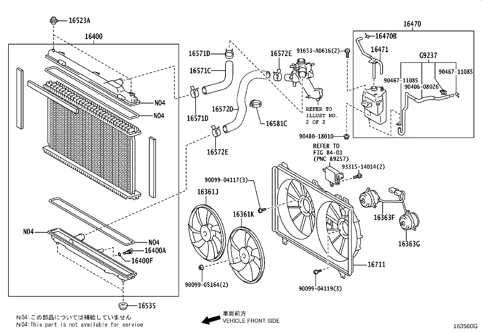 16361-31330 FAN, LH product image